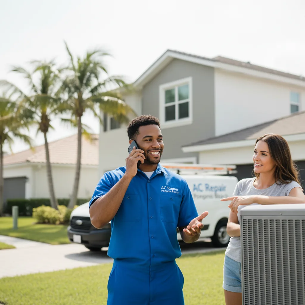 AC Repair Pompano Beach customer support in Franklin Park